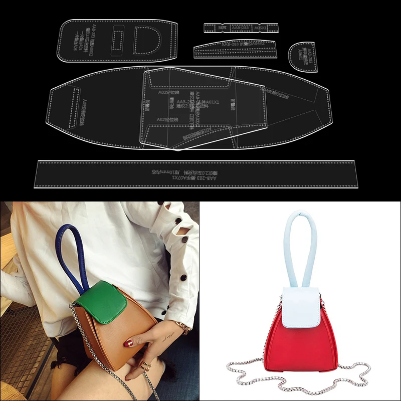 Кожаные инструменты для рукоделия diy, модная женская сумка через плечо, акриловая сумка с шаблоном, сумка-мессенджер, косметичка, швейный узор
Кожаные инструменты для рукоделия diy, модная женская сумка через плечо, акриловая сумка с шаблоном, сумка-мессенджер, косметичка, швейный узор