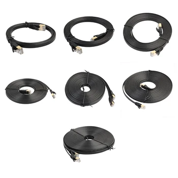 Universal 10Gbps Cable Network Internet Flat Patch Cat7 Ethernet RJ45 LAN Cord for Household Computer Safety Parts
Universal 10Gbps Cable Network Internet Flat Patch Cat7 Ethernet RJ45 LAN Cord for Household Computer Safety Parts