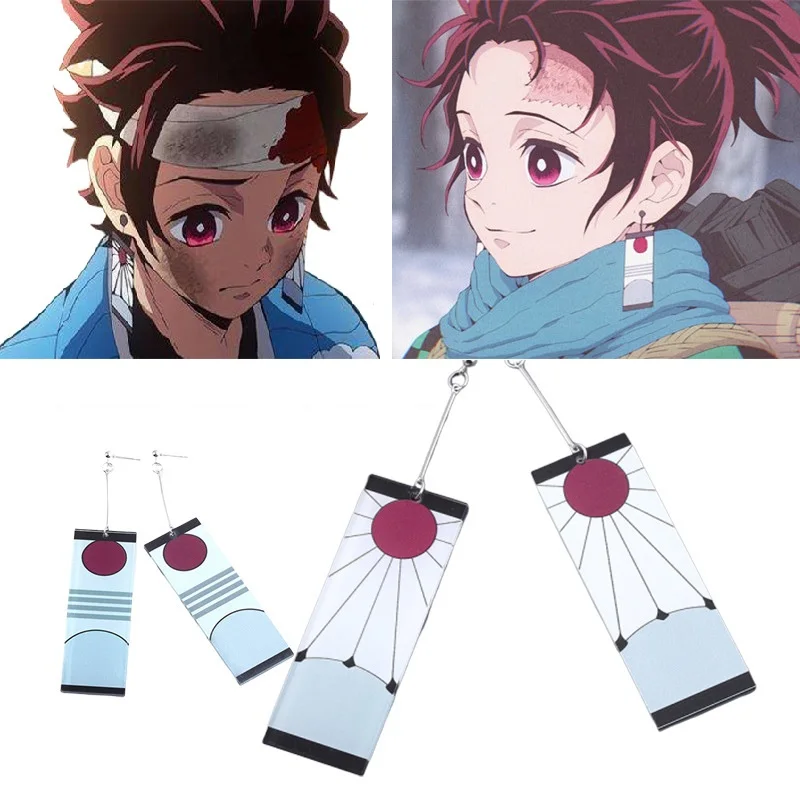 1 Pair Demon Slayer Kimetsu no Yaiba Kamado Tanjirou Earrings Women Girls Cosplay Alloy Ear Studs Earring Gift
1 Pair Demon Slayer Kimetsu no Yaiba Kamado Tanjirou Earrings Women Girls Cosplay Alloy Ear Studs Earring Gift