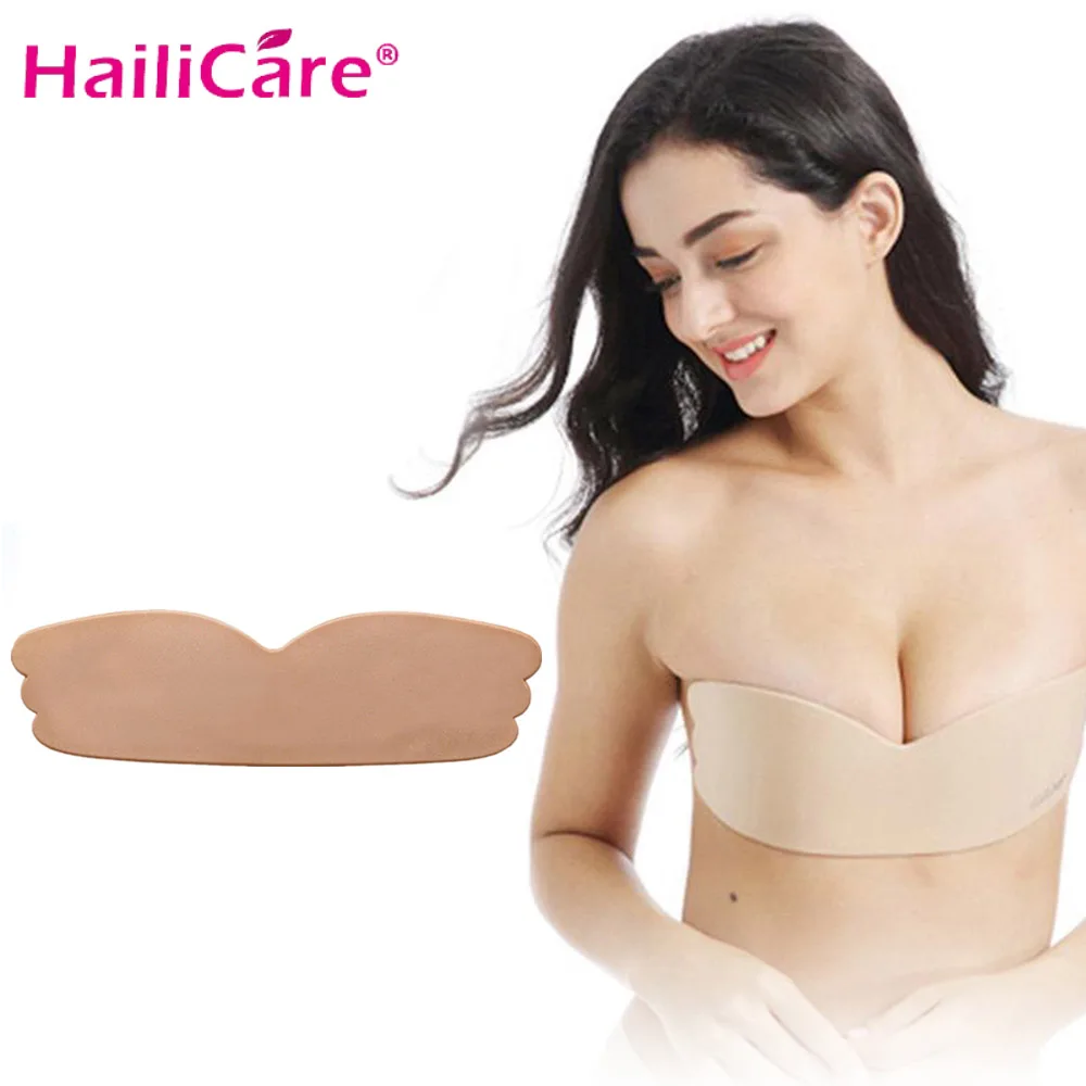 Strapless Adhesive Silicone Bra Breast Lift Belt Reusable Invisible Lingerie Pad Push Up Bra Breast Cover Pad Chest Bandage
Strapless Adhesive Silicone Bra Breast Lift Belt Reusable Invisible Lingerie Pad Push Up Bra Breast Cover Pad Chest Bandage