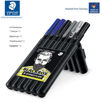 Staedtler German STAEDTLER 34 Sb6b Writing Set Ball Pen Threaded Ballpoint Pen Fluorescent Pencil Box
Staedtler German STAEDTLER 34 Sb6b Writing Set Ball Pen Threaded Ballpoint Pen Fluorescent Pencil Box