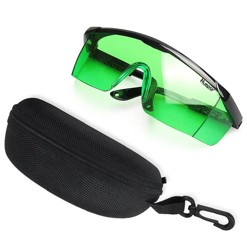Huepar Enhancement Glasses Green Adjustable Protection Eyewear Goggle Glasses with Hard Case for Line/Rotary
Huepar Enhancement Glasses Green Adjustable Protection Eyewear Goggle Glasses with Hard Case for Line/Rotary