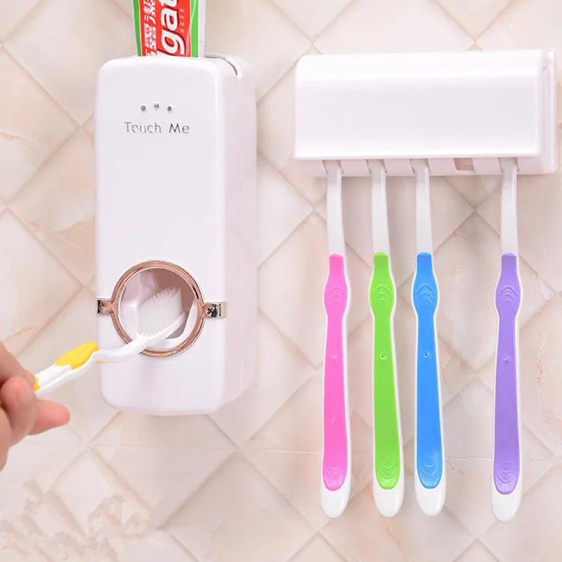 Hot Sale Automatic Toothpaste Dispenser Toothbrush Holder Brush Holder Bathroom Accessories Set Toothpaste Squeezers Tooth
Hot Sale Automatic Toothpaste Dispenser Toothbrush Holder Brush Holder Bathroom Accessories Set Toothpaste Squeezers Tooth
