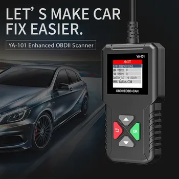 YA-101 Car Diagnostic Scanner Code Reader Multifunction Auto Fault Scanning Testing Tool For OBD2 Protocol Vehicles
YA-101 Car Diagnostic Scanner Code Reader Multifunction Auto Fault Scanning Testing Tool For OBD2 Protocol Vehicles