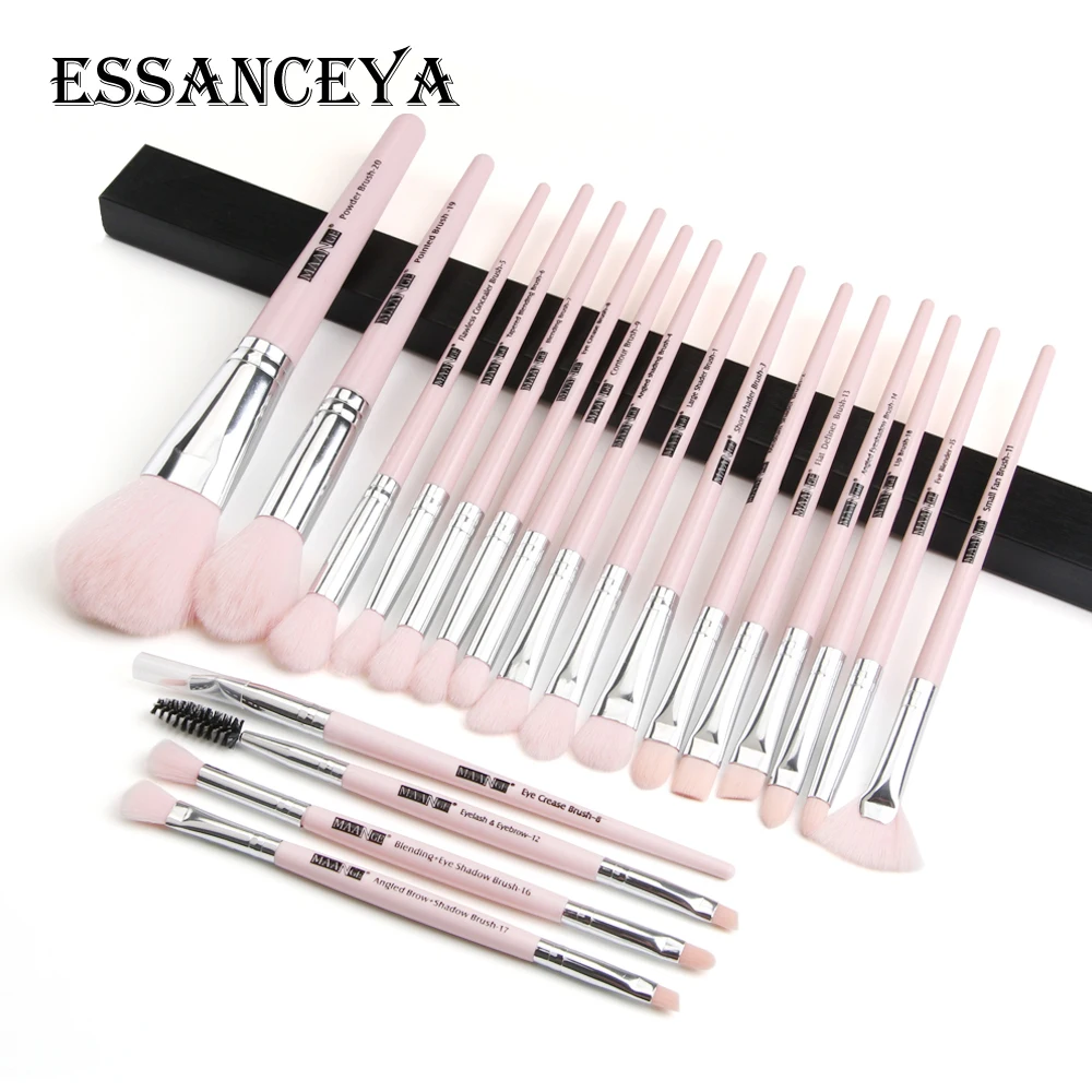 ESSANCEYA 20 Pcs Professional Makeup Brushes Set Powder Foundation Eye Blending Make Up Brushes Cosmetics Soft Synthetic Hair
ESSANCEYA 20 Pcs Professional Makeup Brushes Set Powder Foundation Eye Blending Make Up Brushes Cosmetics Soft Synthetic Hair