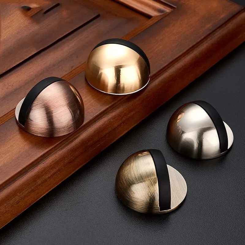 Non Punching Sticker Hidden Stainless Steel Rubber Door Stopper Door Holders Catch Floor Mounted Nail-free Door Stops
Non Punching Sticker Hidden Stainless Steel Rubber Door Stopper Door Holders Catch Floor Mounted Nail-free Door Stops