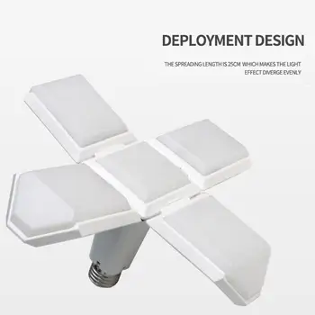 LumiParty 35W LED Folding Bulb 5 Fan Blades Bubble Ball Light for Home Garage Lighting E27 
LumiParty 35W LED Folding Bulb 5 Fan Blades Bubble Ball Light for Home Garage Lighting E27