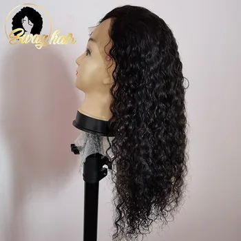 Swag Brazilian Hair Remy Hair Water Wave Wigs 13X4 Lace Front Wig 100% Human Hair Natural Color 180 Density Wigs for Black Women
Swag Brazilian Hair Remy Hair Water Wave Wigs 13X4 Lace Front Wig 100% Human Hair Natural Color 180 Density Wigs for Black Women