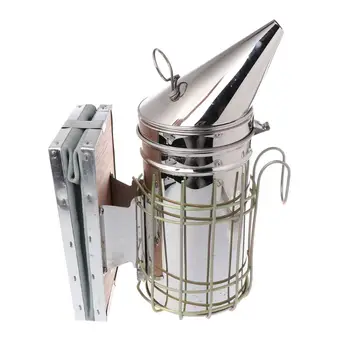 Stainless Stee Bee Smoker Smoke Transmitter with Bee Smoker Fuel,Beekeeping Tool Equipment
Stainless Stee Bee Smoker Smoke Transmitter with Bee Smoker Fuel,Beekeeping Tool Equipment