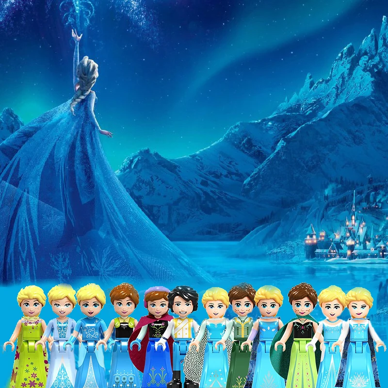 Single Sale F002-009 Princess Series F010 -017 Action Belle F018-025 Beast Anna Mulan Model Building Blocks For Children Toys
Single Sale F002-009 Princess Series F010 -017 Action Belle F018-025 Beast Anna Mulan Model Building Blocks For Children Toys
