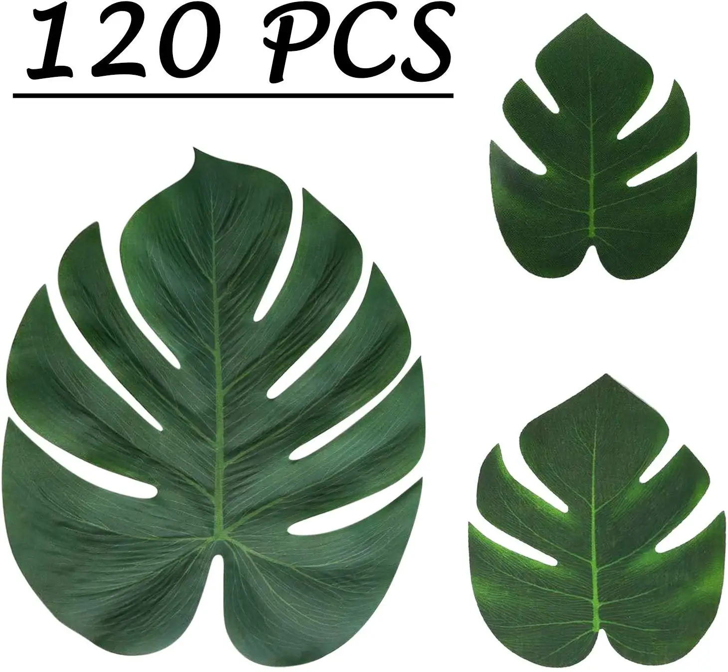 metable (120PCS) Tropical Palm Leaves Plant Imitation Leaf-Hawaiian/ Luau/Jungle Party Table Decorations
metable (120PCS) Tropical Palm Leaves Plant Imitation Leaf-Hawaiian/ Luau/Jungle Party Table Decorations