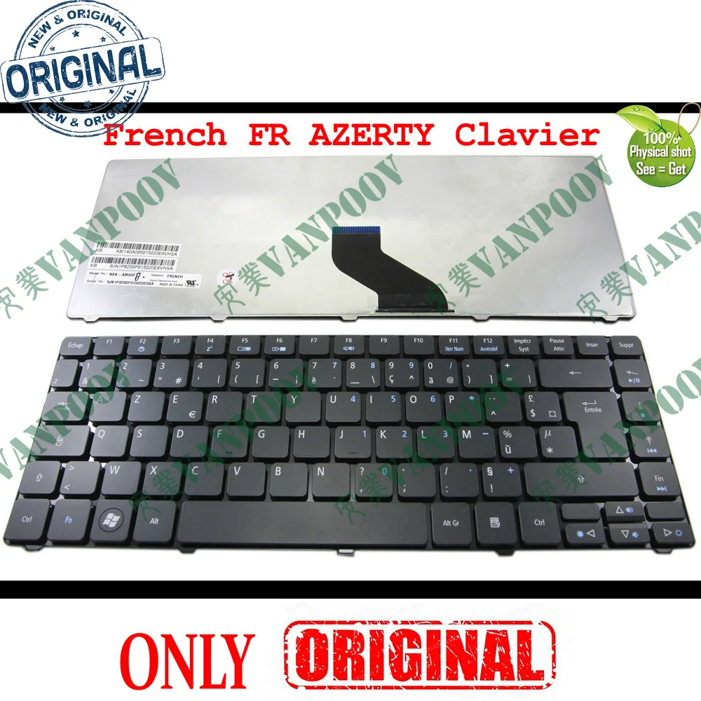 

AZERTY новая Французская клавиатура для ноутбука Acer Aspire 3810 3810T 4736 4736Z 4745G 4745Z 4738G 4738Z 4738ZG 4740 4740G 4741 черная
