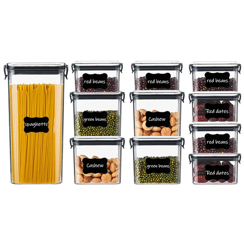 Food Storage Container Plastic Kitchen Refrigerator Noodle Box Multigrain Storage Tank Transparent Sealed Cans Kitchen Organizer
Food Storage Container Plastic Kitchen Refrigerator Noodle Box Multigrain Storage Tank Transparent Sealed Cans Kitchen Organizer