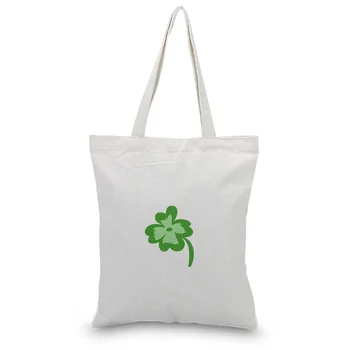 hand canvas handbag text DIY handbagbag print customized printing logo daily use clover pattern foldable shopping Reusable
hand canvas handbag text DIY handbagbag print customized printing logo daily use clover pattern foldable shopping Reusable