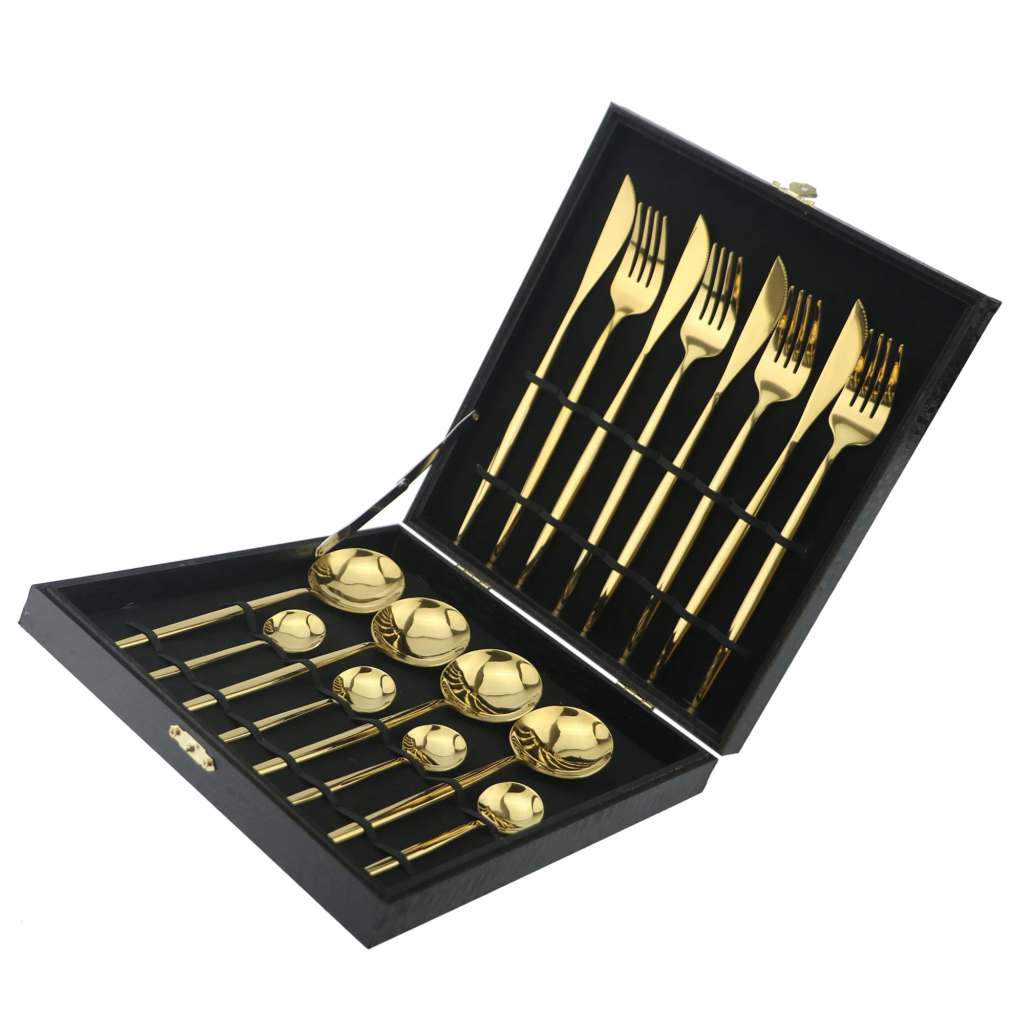 Mirror Polished 30 Piece Flatware//Silverware Set Service for 6 Person WUJO Cutlery Set Include Knife//Dinner Fork//Salad Fork//Dinner Spoon//Teaspoon Dishwasher Safe Stainless Steel Dinner Set
