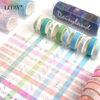 10Pcs/Set Mini Starry Sky Washi Tape Rainbow Masking Tape Decorative Adhesive Tape Sticker Scrapbooking Diary Stationery Supply
10Pcs/Set Mini Starry Sky Washi Tape Rainbow Masking Tape Decorative Adhesive Tape Sticker Scrapbooking Diary Stationery Supply