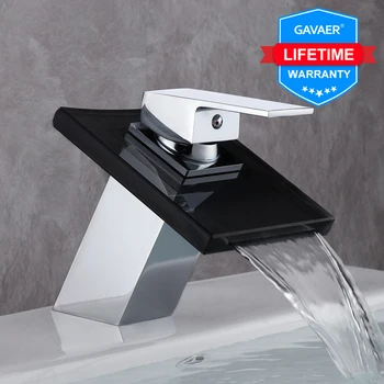 Gavaer Hot Cold Sink Faucet Waterfall Bathroom Single Lever Chrome Brass Hot and Cold Basin Sink Taps Contemporary Bathroom
Gavaer Hot Cold Sink Faucet Waterfall Bathroom Single Lever Chrome Brass Hot and Cold Basin Sink Taps Contemporary Bathroom