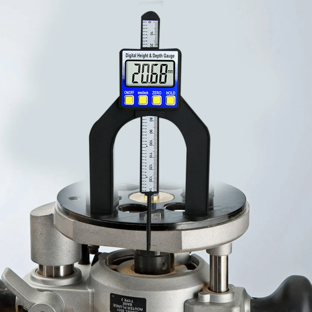 Digital Display Height Gauge Electronic Depth Meter Ruler Woodworking Measuring Tools 0-80mm Range
Digital Display Height Gauge Electronic Depth Meter Ruler Woodworking Measuring Tools 0-80mm Range