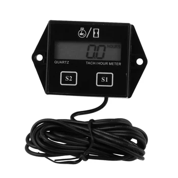 Digital RPM Tach Hour Meter Tachometer Gauge for Motorcycle Dirt Bike 2/4 Stroke Engines
Digital RPM Tach Hour Meter Tachometer Gauge for Motorcycle Dirt Bike 2/4 Stroke Engines