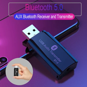 JINSERTA Bluetooth 5.0 Receiver 2-in-1 Audio Transmitter 3.5mm Jack AUX Music Receiver For TV PC Car Kit Wireless Adapter
JINSERTA Bluetooth 5.0 Receiver 2-in-1 Audio Transmitter 3.5mm Jack AUX Music Receiver For TV PC Car Kit Wireless Adapter