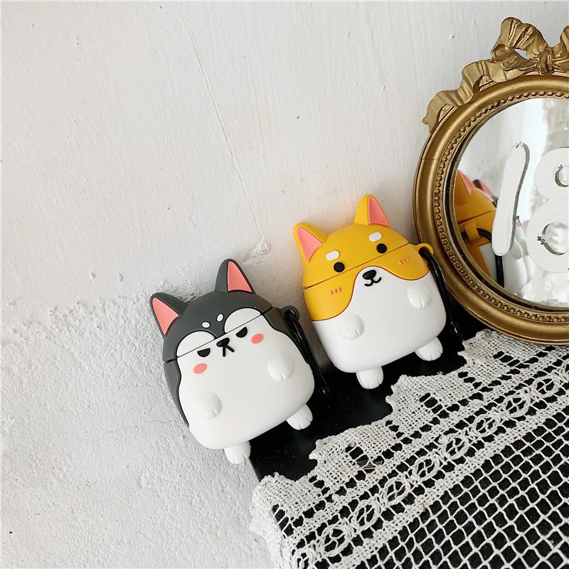 Free Drop Shipping Cute Corgi Dog Silicone Protector Earphone Case Shockproof Headphone Cover Case Headset Shell For Airpods 1/2
Free Drop Shipping Cute Corgi Dog Silicone Protector Earphone Case Shockproof Headphone Cover Case Headset Shell For Airpods 1/2
