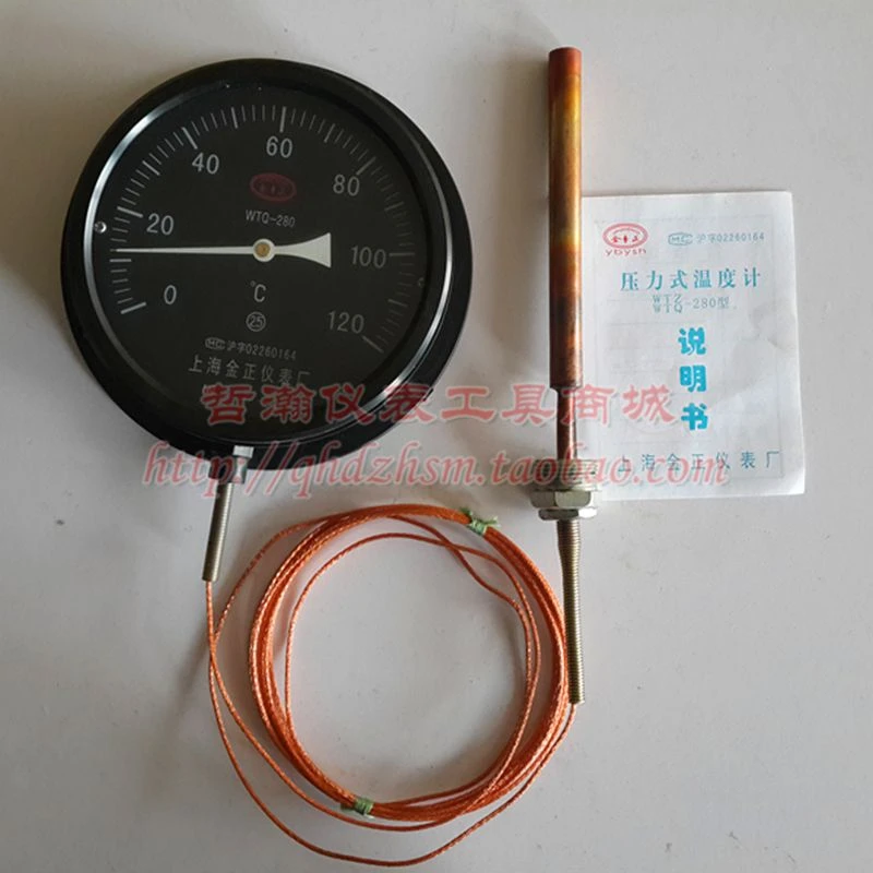 Pressure Type Thermometer Steam Gas Water Temperature Wtz280 5 Meters Probe Pointer Thermometer Boiler
Pressure Type Thermometer Steam Gas Water Temperature Wtz280 5 Meters Probe Pointer Thermometer Boiler