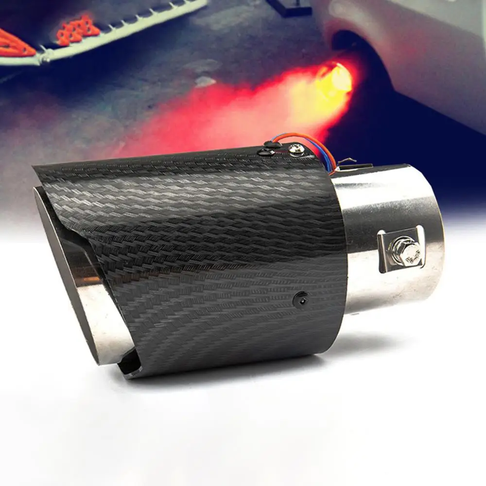 High Quality Car Modified Exhaust Pipe LED Light Carbon Fiber for Universal Model Red/Blue Led Exhaust Tip Muffler Light Tools
High Quality Car Modified Exhaust Pipe LED Light Carbon Fiber for Universal Model Red/Blue Led Exhaust Tip Muffler Light Tools