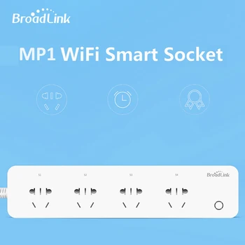 Broadlink MP1 Smart Power Strip Socket Separately Controllable Wifi Smart Socket 4-Outlet Power Socket For Smart Automation
Broadlink MP1 Smart Power Strip Socket Separately Controllable Wifi Smart Socket 4-Outlet Power Socket For Smart Automation