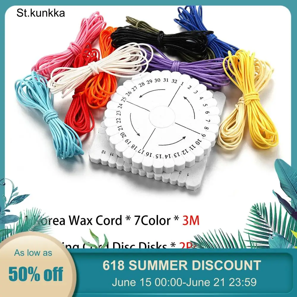 9PCS/Set Waxed Cord Cotton Thread String Strap Cord Disc Disk Necklace Rope For Jewelry Making Kits DIY Bracelet Supplies Sets
9PCS/Set Waxed Cord Cotton Thread String Strap Cord Disc Disk Necklace Rope For Jewelry Making Kits DIY Bracelet Supplies Sets