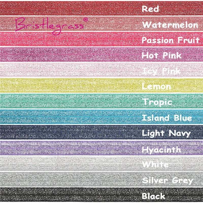 BRISTLEGRASS Combo 13 Yard 5/8" 15mm Silver Glitter Fold Over Elastic FOE Spandex Headband Hair Tie Tutu Dress Sewing Trim Craft
BRISTLEGRASS Combo 13 Yard 5/8" 15mm Silver Glitter Fold Over Elastic FOE Spandex Headband Hair Tie Tutu Dress Sewing Trim Craft