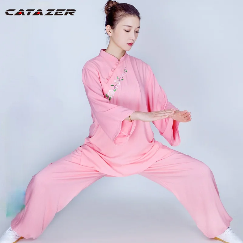 Catazer летняя одежда для йоги, тайцзи, униформа кунг-фу, традиционная китайская одежда для женщин, Униформа, костюм Тан
Catazer летняя одежда для йоги, тайцзи, униформа кунг-фу, традиционная китайская одежда для женщин, Униформа, костюм Тан