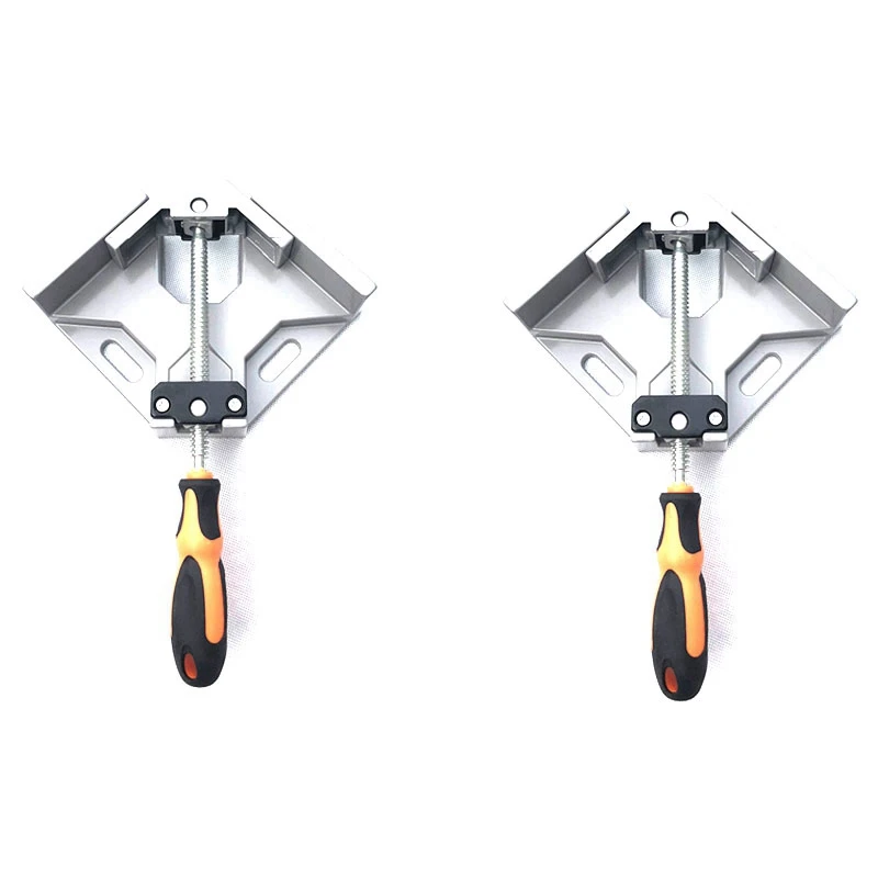 2 Set Of 90 Degree Corner Clamp Right Angle Clamp Aluminum Alloy Made,Adjustable Swing Jaw Corner Clamp,Woodworking Vice Wood Me
2 Set Of 90 Degree Corner Clamp Right Angle Clamp Aluminum Alloy Made,Adjustable Swing Jaw Corner Clamp,Woodworking Vice Wood Me