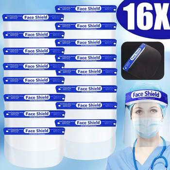 5/8/10/16/20x Full Face Mask Cover Safety Face Shield Clear Film Mask Protector Anti-fog Anti-droplet Dustproof
5/8/10/16/20x Full Face Mask Cover Safety Face Shield Clear Film Mask Protector Anti-fog Anti-droplet Dustproof
