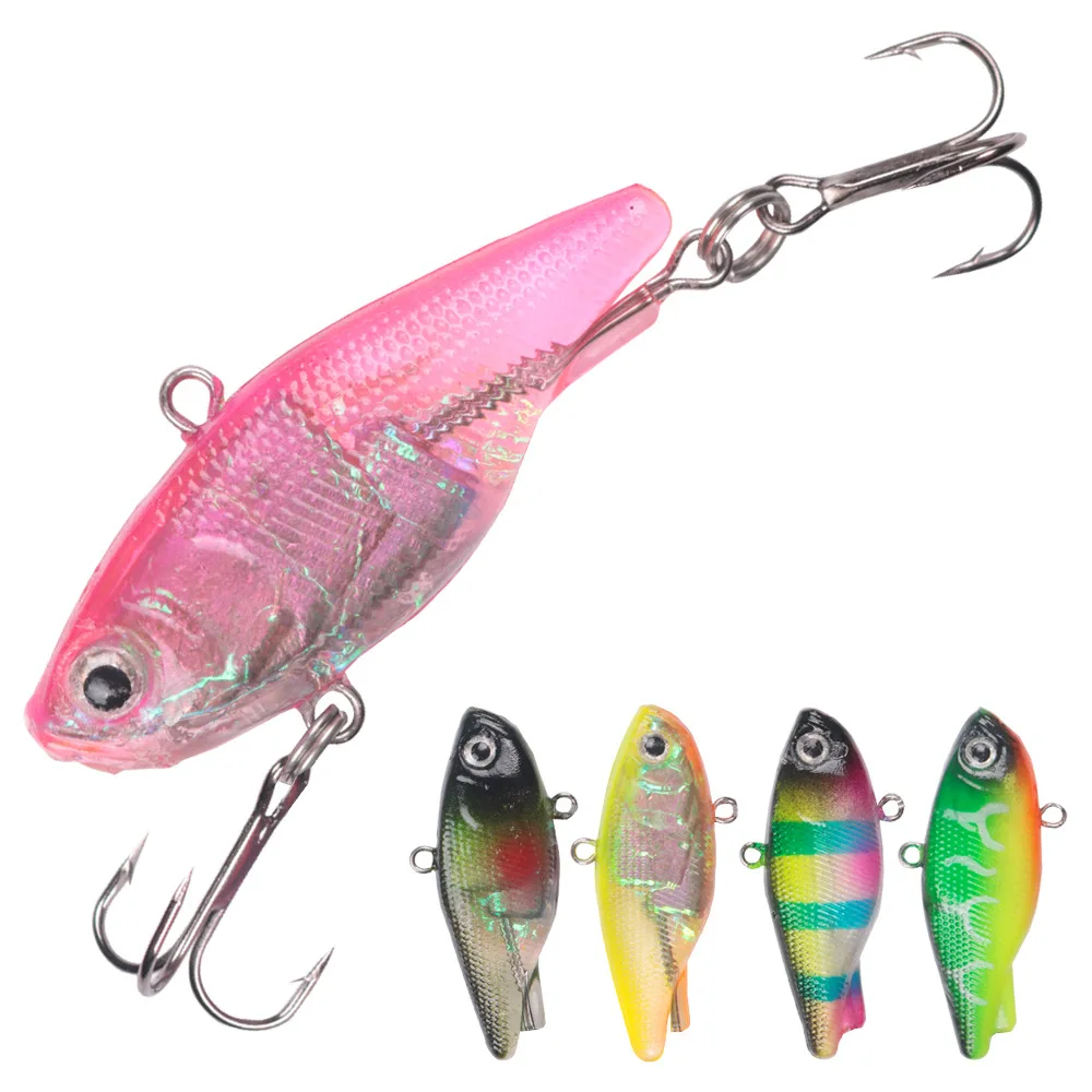 Luya Bait Pack Lead Fish 4.8 Cm 13 G 5 Colors VIB Fake Bait Soft Bait with Three Anchor Hook Bait Fishing Gear Wholesale
Luya Bait Pack Lead Fish 4.8 Cm 13 G 5 Colors VIB Fake Bait Soft Bait with Three Anchor Hook Bait Fishing Gear Wholesale
