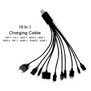 10-in-1 Universal USB Multi Charger Data Transfer Cable Multi Pin Cable USB Adapter Data Wire for PSP Mobile USB Charging Line
10-in-1 Universal USB Multi Charger Data Transfer Cable Multi Pin Cable USB Adapter Data Wire for PSP Mobile USB Charging Line