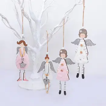 8 Pcs Christmas Tree Angel Girl Shape Pendant Christmas Tree Wooden Hanging Ornaments 
8 Pcs Christmas Tree Angel Girl Shape Pendant Christmas Tree Wooden Hanging Ornaments