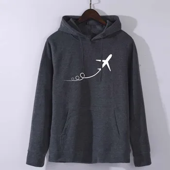 

NEW Airplane taking off Letter Print Women Hoody Sweatshirt Casual Funny Sweatshirt For Lady Girl Top hoodies Hipster Drop Ship