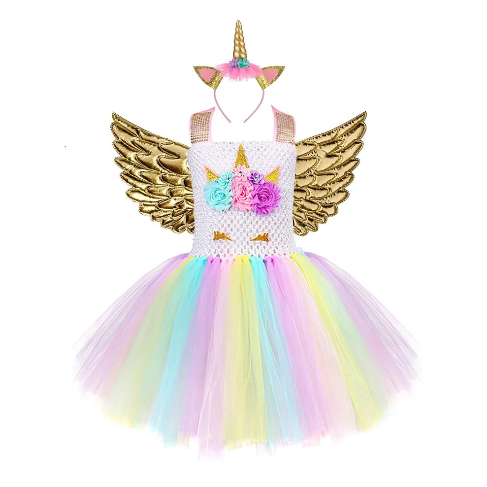 Girls Rainbow Unicorn Costume Cosplay Halloween Costume For Kids Carnival Christmas Performance Party Dress Up
Girls Rainbow Unicorn Costume Cosplay Halloween Costume For Kids Carnival Christmas Performance Party Dress Up