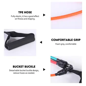Fitness Pull Rope Stretch Arm Apparatus Muscle Training Equipment Removable Puller Chest Expander Training Bands Practical
Fitness Pull Rope Stretch Arm Apparatus Muscle Training Equipment Removable Puller Chest Expander Training Bands Practical