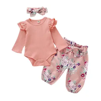 Autumn Newborn Infant Baby Girl Clothes Knitted Tops Long Sleeve Romper Flower Pants Headband Outfits Set
Autumn Newborn Infant Baby Girl Clothes Knitted Tops Long Sleeve Romper Flower Pants Headband Outfits Set