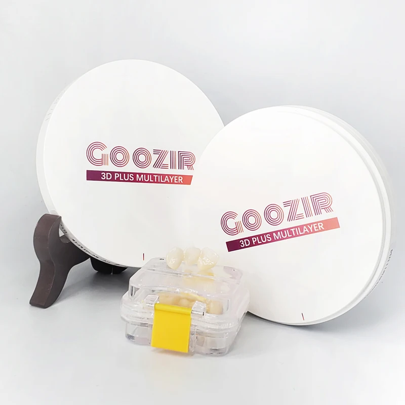 

GOOZIR 98mm D2 3D Multilayer Zirconia Disc For Denture Dental Zirconia Manufacturers With Low Price Cerec Zirconia Block
