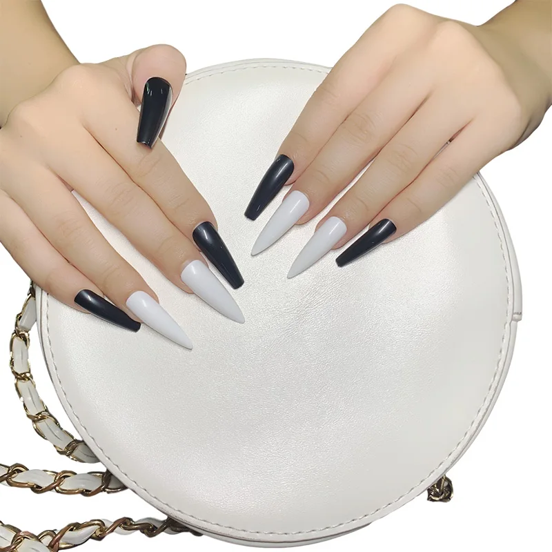 100pcs/box False Nails Mixed Color Fake Nails Gradient Nail Tips Long Ballet Nails Full Cover Coffin Nails French Tips Nail Art
100pcs/box False Nails Mixed Color Fake Nails Gradient Nail Tips Long Ballet Nails Full Cover Coffin Nails French Tips Nail Art