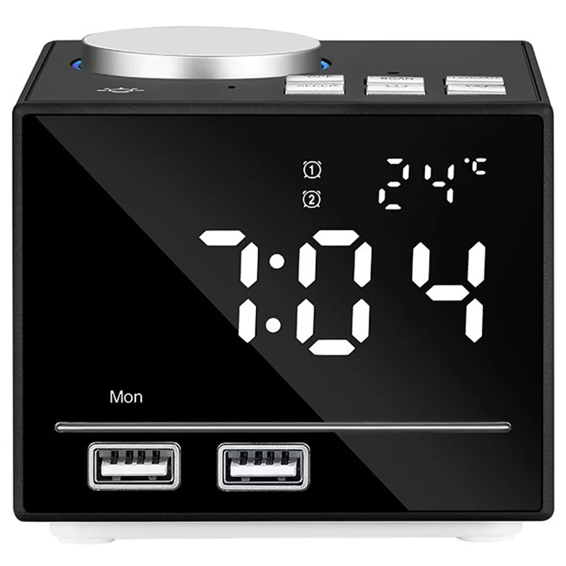 US Plug 1Set Bluetooth Color Changing Alarm Clock Fm Radio With Usb Charging And Speakerphone(Black)
US Plug 1Set Bluetooth Color Changing Alarm Clock Fm Radio With Usb Charging And Speakerphone(Black)