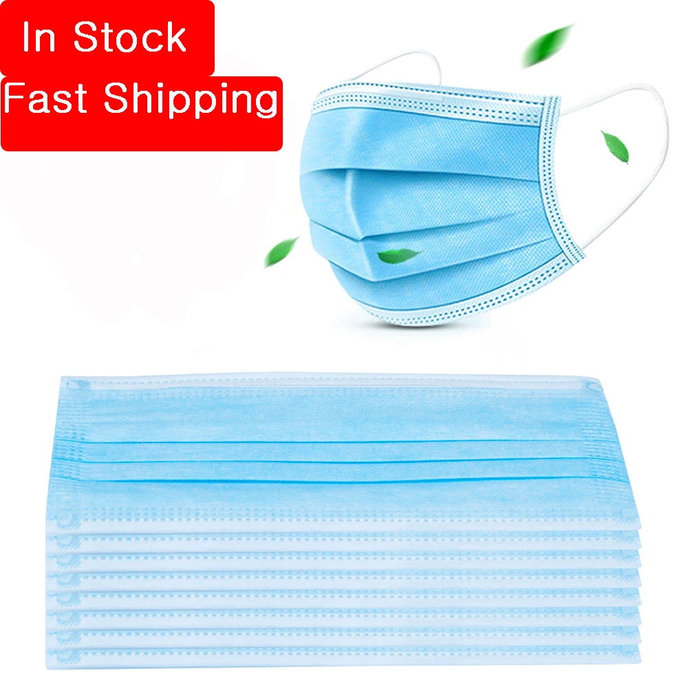 Fast delivery Surgical mask 50pcs Face Mouth Masks Non Woven Disposable 3 Layer Anti-Dust Surgical Earloops Masks Health Care
Fast delivery Surgical mask 50pcs Face Mouth Masks Non Woven Disposable 3 Layer Anti-Dust Surgical Earloops Masks Health Care