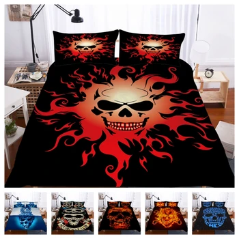 Hot Style Bedding Set 3d Digital Skull Printing 2/3pcs Duvet Cover & Pillowcases Set with Zipper Closure UK/AU/US Size
Hot Style Bedding Set 3d Digital Skull Printing 2/3pcs Duvet Cover & Pillowcases Set with Zipper Closure UK/AU/US Size