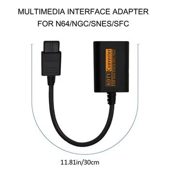HDMI Switch Converter To HDTV Video Cable Convenient Splitter Game Console Conversion Gaming Accessories for N64/NGC/SNES/SFC
HDMI Switch Converter To HDTV Video Cable Convenient Splitter Game Console Conversion Gaming Accessories for N64/NGC/SNES/SFC