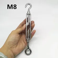 4pcs M8 Hook and Eye Open Turnbuckle 304 Stainless Steel With Working Magnet
4pcs M8 Hook and Eye Open Turnbuckle 304 Stainless Steel With Working Magnet