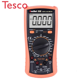 89B RuoShui True RMS Digital Multimeter 2000 Counts Manual Range 20A 2000uF Resistance Temperature Capacitance Diode Tester 
89B RuoShui True RMS Digital Multimeter 2000 Counts Manual Range 20A 2000uF Resistance Temperature Capacitance Diode Tester