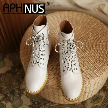 APHNUS Womens Boots Riding Short Ankle Booties Flats Low Mid Heels Pumps Woman 2020 Shoes For Women New Boot
APHNUS Womens Boots Riding Short Ankle Booties Flats Low Mid Heels Pumps Woman 2020 Shoes For Women New Boot