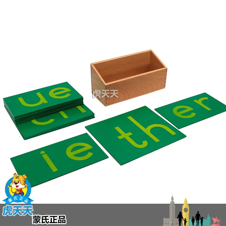 Tiger Every Day Montessori Teaching Aids Language Series Regular Script English Double Lettered Sand Board
Tiger Every Day Montessori Teaching Aids Language Series Regular Script English Double Lettered Sand Board